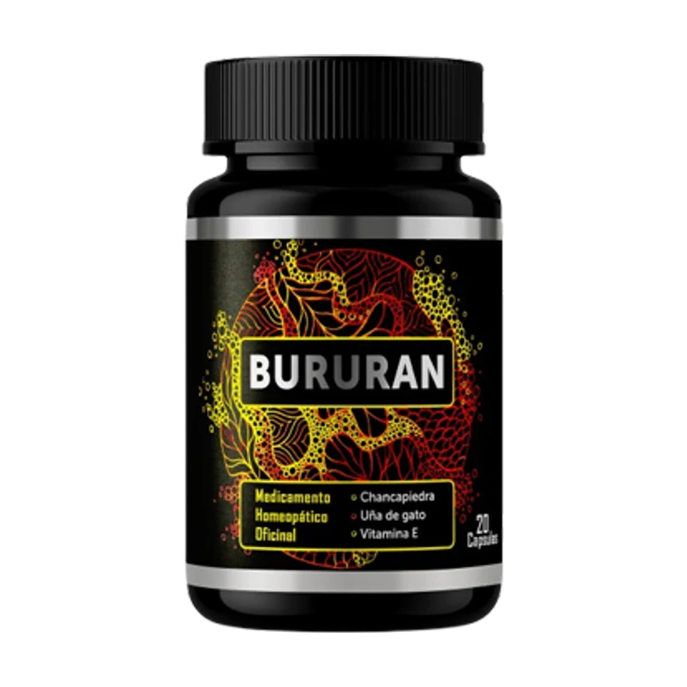 Bururan, producto de bienestar en Colombia: envase